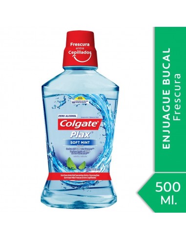 ENJUAGUE COLGATE PLAX SOFT MINT PT500ML