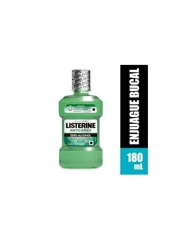 ENJUAGUE LISTERINE ZERO ANTICAR FC180ML