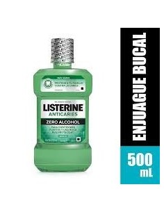 ENJUAGUE LISTERINE ZERO ANTICAR FC500ML