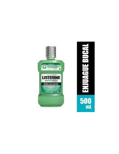 ENJUAGUE LISTERINE ZERO ANTICAR FC500ML