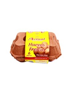 HUEVOS AVINAL ROJOS A CJ6
