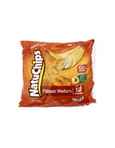 NATUCHIPS PLATANO MADURO P336Gx12U