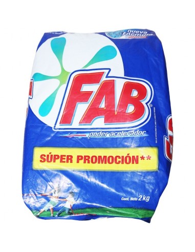 OF DETERGENTE FAB FLORAL BL 2KL P.ES