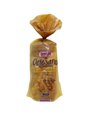 PAN TAJADO BIMBO ARTESANO MANTEQUILx500G