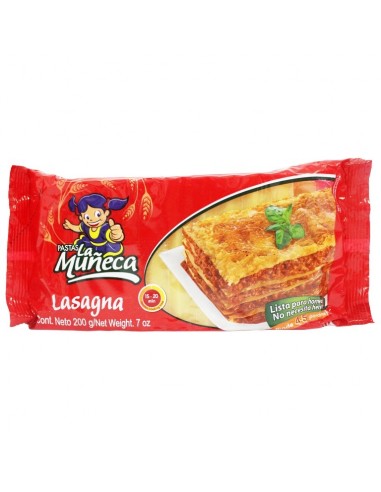 PASTA LA MUNECA LASAGNA 200GR CJ