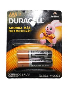 PILA DURACELL ALCALINA AAAx2UND