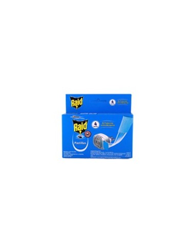 RAID MOSQUITO ELECTICA+4PASTILLASxUND