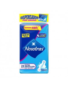 TOALLA NOSOTRAS EXTPROTEC TELA DISPx24UN