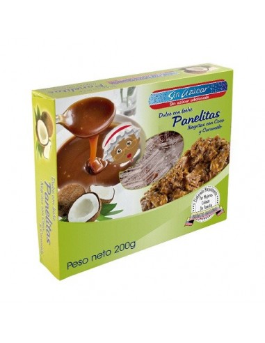 PANELITAS S/AZUCAR CARAMELO CJ200GR