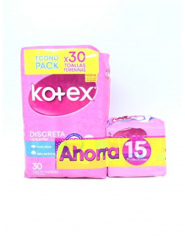 OF TOALLA KOTEX U.FINAx30+15PROTEC