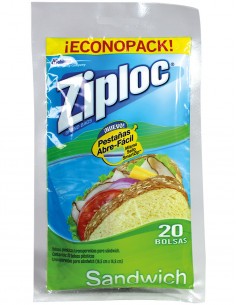 BOLSA ZIPLOC P/SANDWICH...