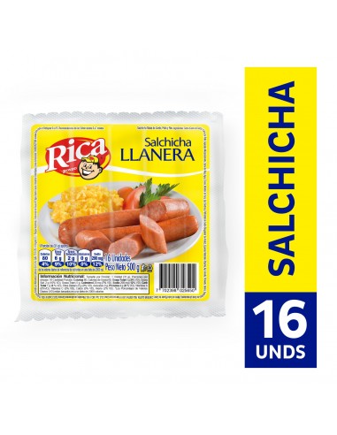 SALCHICHA LLANERA RICAx500GR