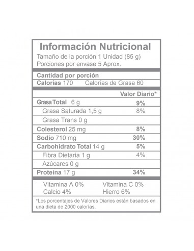 HAMBURGUESA DE POLLO APANADO ZENU...