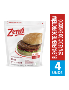 HAMBURGUESA DE RES PREASADA...