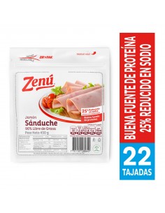 JAMON SANDUCHE ZENU PQT450GxUN