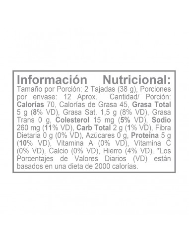 MORTADELA ZENU PQT450GxUN