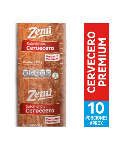 SALCHICHON CERVECERO PREMIUM ZENU x...