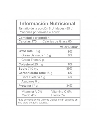 PALITOS DE POLLO APANADOS ZENU BL330G...