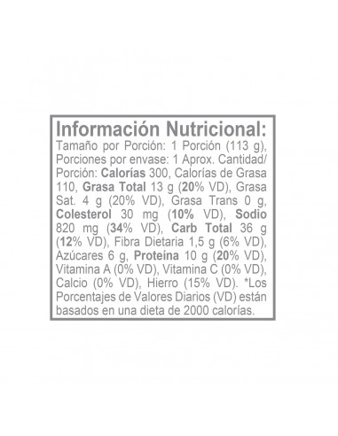 PIZZA ZENU CARNES x 226GR x UND