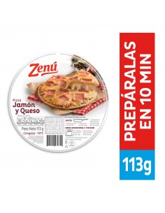 PIZZA ZENU JAMÓN/QUESO x...