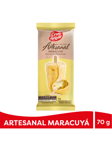 PALETA CREMHELADO MARACUYA/LECHE x 70GR