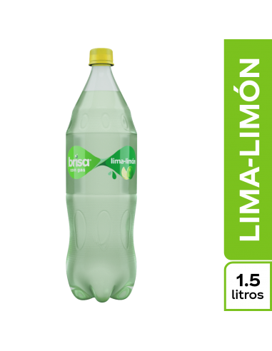 AGUA BRISA C/GAS LIMON PET1.5LT x UND