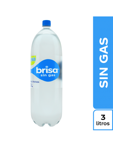 AGUA BRISA PET 3LTR x UND