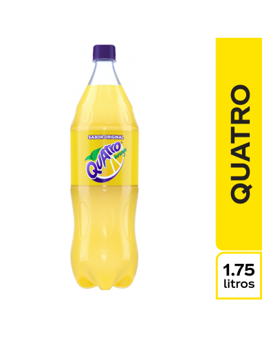 GASEOSA QUATRO TORONJA BT1.75LT