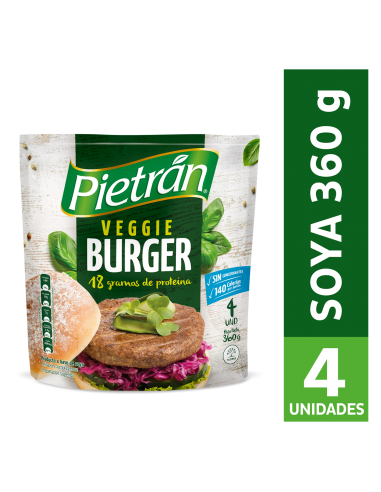 HAMBURGUESA VEGGIE PIETRAN PQ360GR