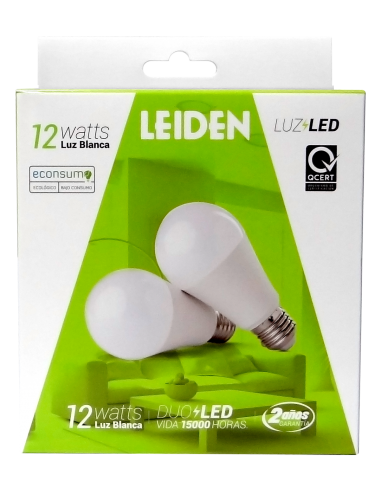 BOMBILLO LED DUO A60 12W LUZ BLANCA