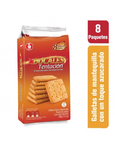 GALLETA DUCALES TENTACION PQ208GR