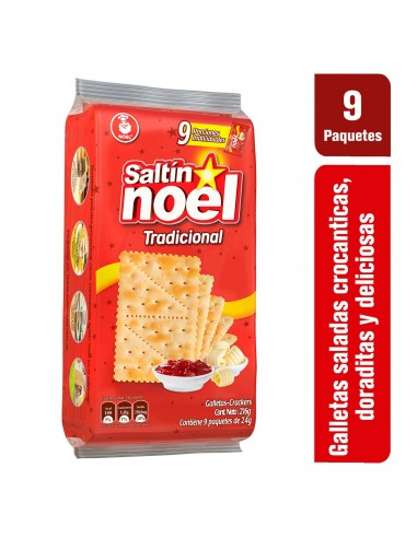 GALLETA SALTIN NOEL INDIVIDUAL PQ x 9UN