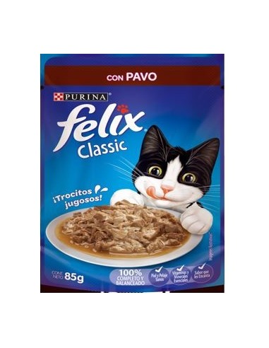 FELIX PURINA SENS.PAVO SALSA DP85GR