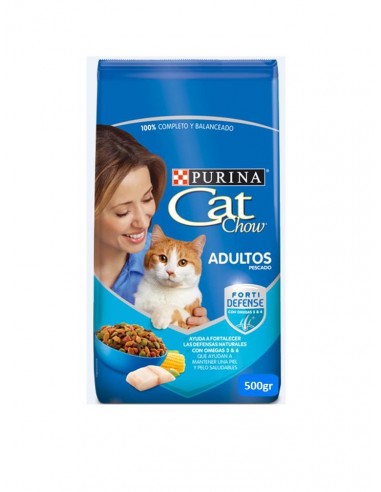 CAT CHOW ADULTO PESCADO DEFENS BL500G