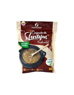 SOPA LENTEJAS CARNE PURO...