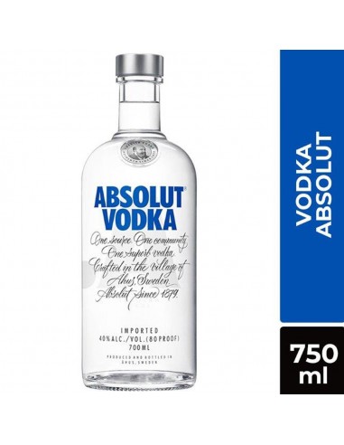 VODKA ABSOLUT BT700ML x UND