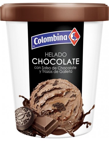 HELADO COLOMBINA CHOCOLATE x 600GR x UND