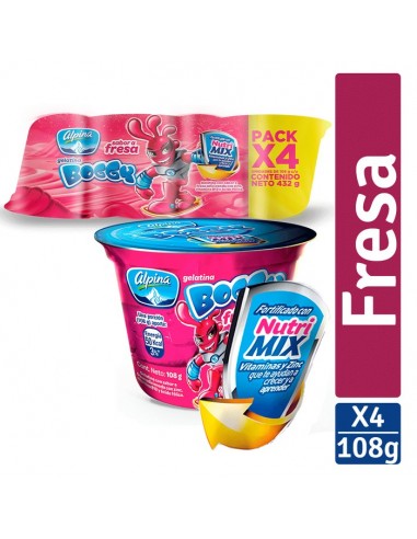 GELATINA BOGGY FRESA VS108GRx4UND
