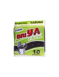 BOLSA BASURA BRIYA 65x80 PQx10UN