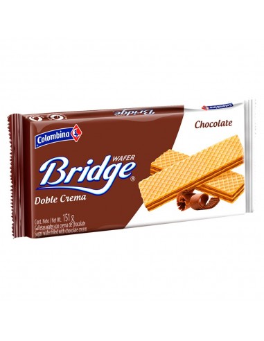 GALLETA WAFER BRIDGE CHOCLATE BL151G