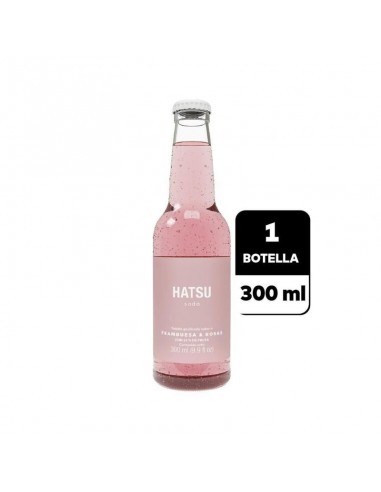 GASEOSA HATSU SODA FRAMBUESA BT 300ML