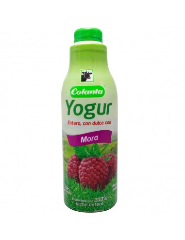 YOGURT COLANTA MORA PT1000G x UN