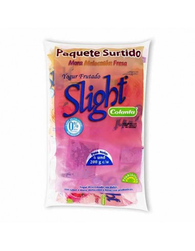 YOGURT COLANTA SLIGHT SIXPAC x 200GR