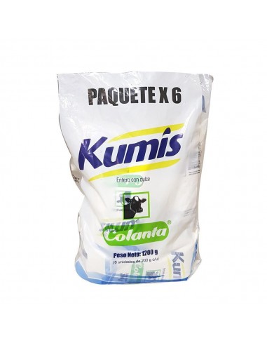 KUMIS COLANTA SIXPACK x 200GR x UN
