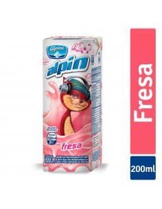 LECHE ALPIN FRESA TB200M x UND