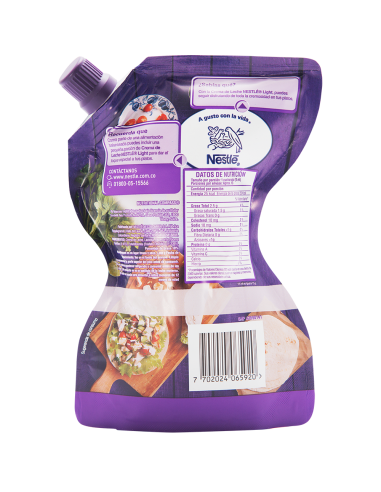 CREMA DE LECHE NESTLE LIGHT DP200GR