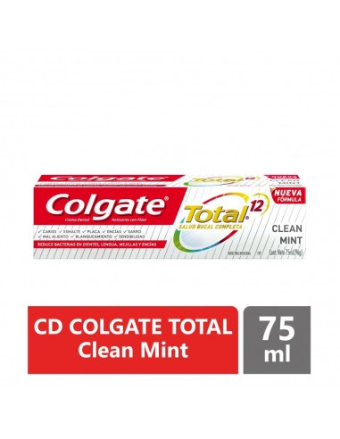 CREMA DENTAL COLGATE TOTAL12 x 75ML