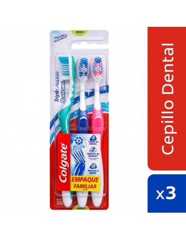 OF CEPILLO COLGATE T.ACCION x 3U P.ES