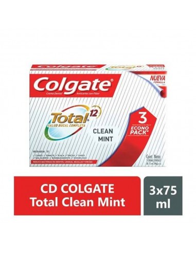 OF CREMA COLGATE TOT12 CLEANMIN x 3UN...