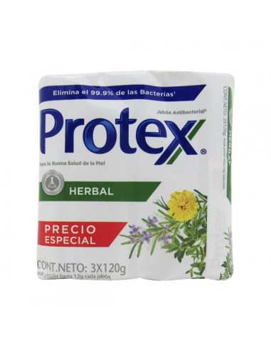 OF JABON PROTEX HERBAL 3BR x 120GR